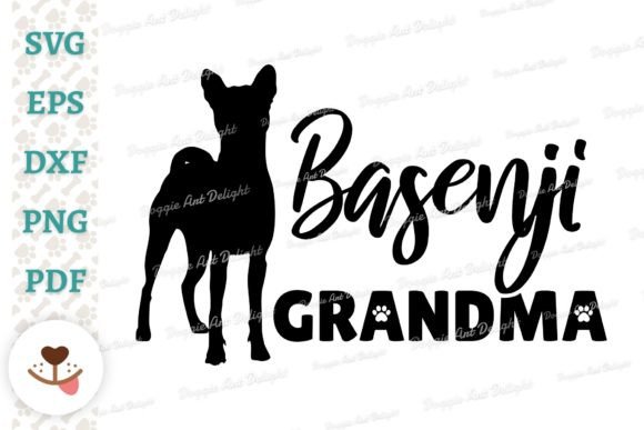 Basenji Grandma, Dog Grandma Svg Png Dxf