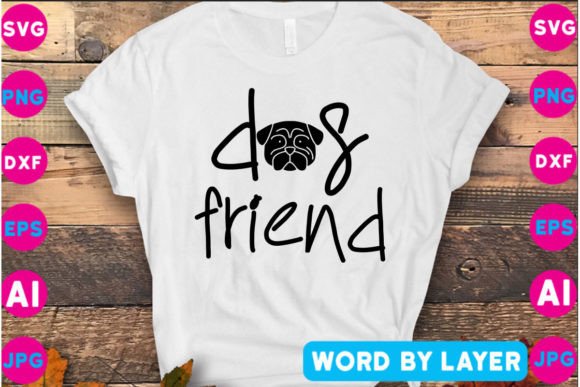 Dog Friend SVG Design