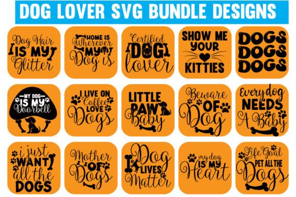 Dog Lover SVG Bundle Designs