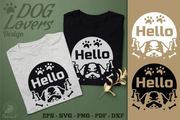 Hello Dog SVG