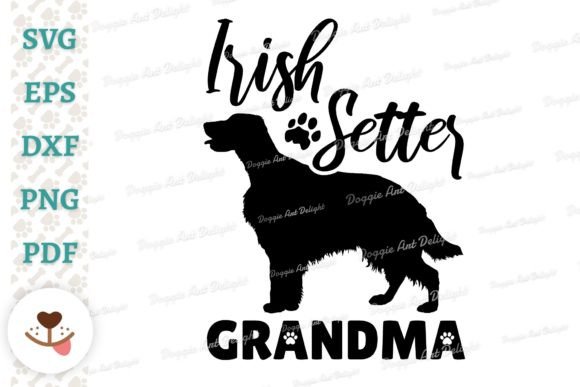 Irish Setter Grandma, Dog Grandma Svg