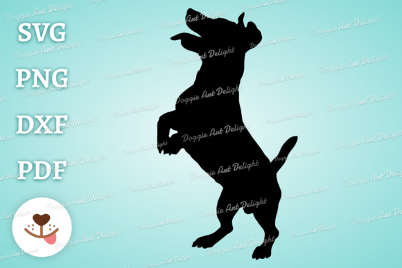Jack Russell Svg Dog Silhouette Png Dxf