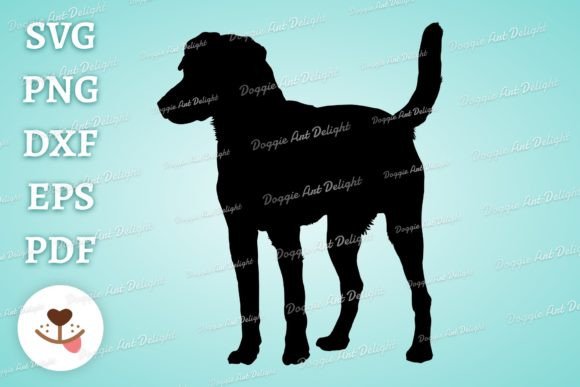 Mutt Dog Silhouette Svg Png Dxf Cut File