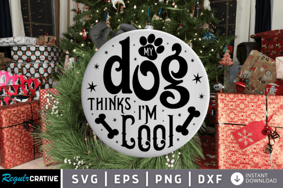 My Dog Thinks SVG Design