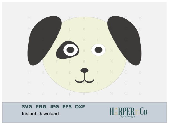 Puppy SVG Patch Design