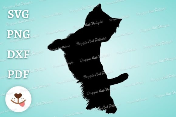 Westie Dog Silhouette Svg Png Dxf Pdf